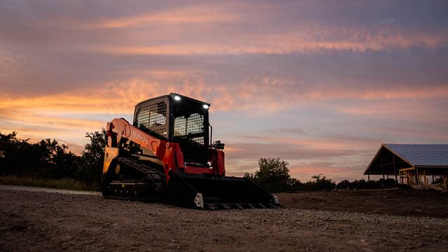LED work lights with delayed auto turn-off